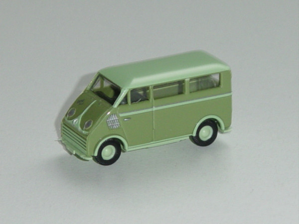 DKW Schnellaster Bus, weißgrün/blaßgrün, Busch, 1:87, mb