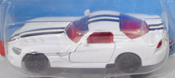 00006 Dodge Viper SRT10 Coupé (Typ ZB, Phase II, Modell 2008-2010), reinweiß, SIKU, 1:55, P29e
