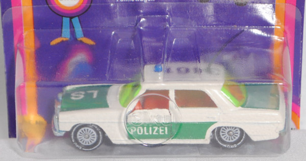 00006 Mercedes-Benz 250/8 (W 114, Mod. 67-72) Peterwagen, weiß/minzgrün, LS / 3461, SIKU, 1:61, P18