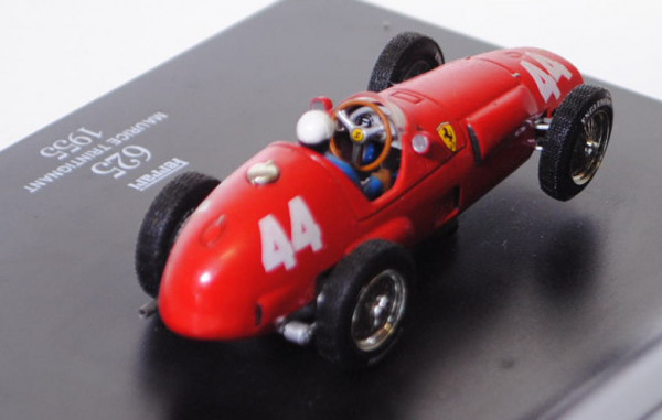 Ferrari 625F1, Modell 1954-1955, feuerrot, Formel 1 Saison 1955 (4. Platz), Fahrer: Maurice Trintign