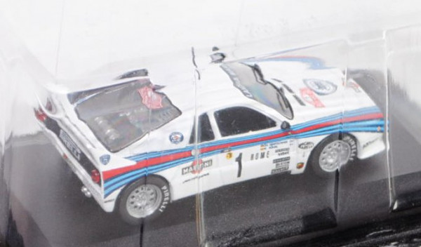 Lancia Rallye 037, Modell 1982-1983, reinweiß, MARTINI / LANCIA, Rallye Monte Carlo 1983, Walter Röh