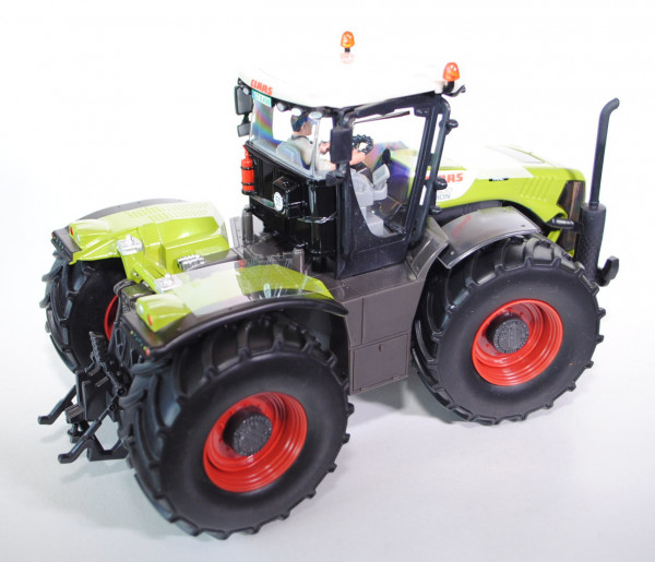00403 CLAAS XERION 4500 TRAC Traktor (Mod. 2011-2013), hell-kieselgrau/claasgrün/mattschwarz/dunkel-