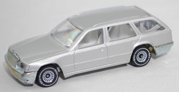 00000 Mercedes-Benz 300 TE (S 124, Modell 1985-1986), silbergraumetallic, W-Germ, B4, SIKU, 1:55