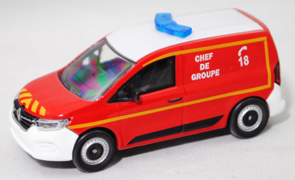 Renault Kangoo Van / Rapid III Advance L1 (Mod. 2021-) Pompiers-Chef de Groupe, rot, Norev, 1:64, mb