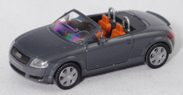 Audi TT Roadster 1.8 T quattro (Baureihe 8N, Facelift 2000, Modell 00-06), nimbusgrau, Wiking, 1:87