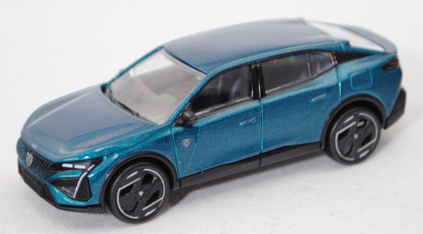 Peugeot 408 Hybrid GT Plug-in Hybrid 225 (P54, Mod. 2022-), obsession blau metallic, Norev, 1:64, mb