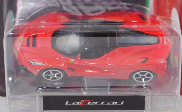 Ferrari LaFerrari (Mod. 2013-2016), rosso corsa, Bburago FERRARI RACE & PLAY, 1:64er Serie, Blister
