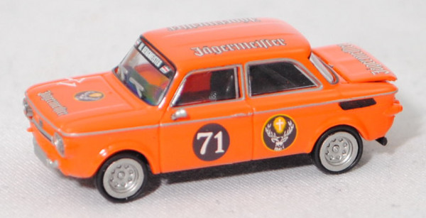 NSU TTS (Typ 67c, Mod. 1967-1971), orange, 71 / Jägermeister, Bergmeister/Wolf, Brekina, 1:87, mb