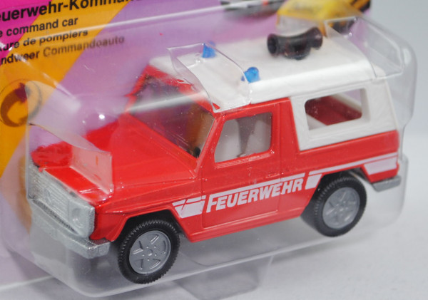 00001 Mercedes-Benz 280 GE (Typ W 460, Modell 1980-1990) Feuerwehr-Kommandowagen, hell-verkehrsrot,