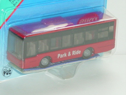 00000 Linienbus / Stadtbus MAN Lion\'s City Solobus mit 3 Türen (Typ A37, Modell NL 243), karminrot,
