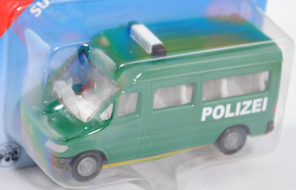 00005 Mercedes-Benz Sprinter (T1N, Baureihe W 901, Modell 1995-2000) Kleinbus Polizeibus, minzgrün,