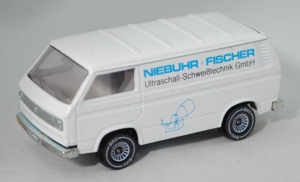 VW Transporter 2,0 Liter (Typ T3, Modell 1979-1982), reinweiß, NIEBUHR + FISCHER, B4