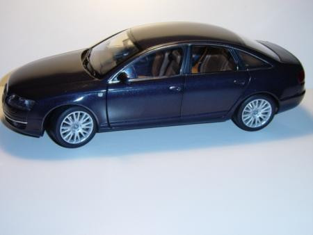 Audi A6, schwarzgraumetallic, Mj 2004, Norev, 1:18, mb