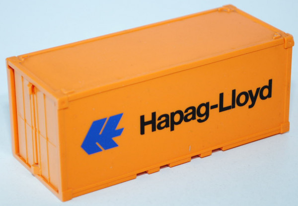 1 pastelloranger Container für 3122 / 3424 / 3725 Druck Hapag-Lloyd, Container mit zusätzlichem Loch