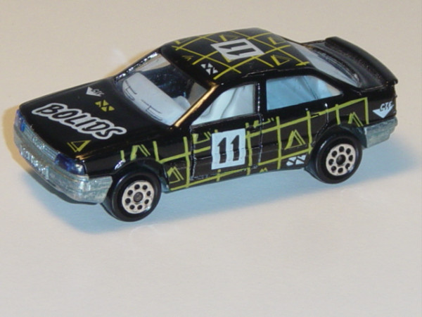 Audi 90 (Typ 89 / B3), Mj. 1987-1992, schwarz, BOLIDS / 11, Majorette, 1:60