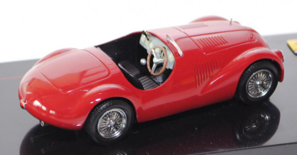 Ferrari 125 S, Modell 1947, rubinrot, IXO MODELS®, 1:43, PC-Box (Deckel gesprungen)