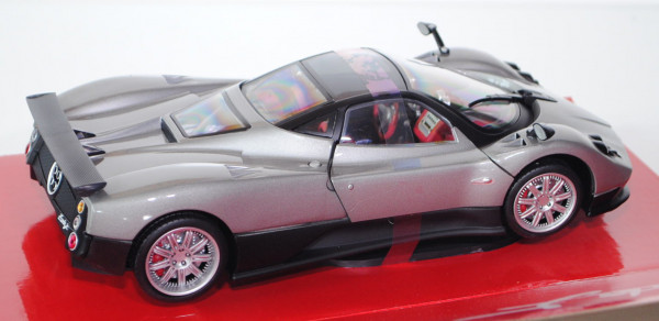 Pagani Zonda C12 F, Modell 2005, quarzgraumetallic/schwarzgrau, Türen + Motorhaube zu öffnen, MondoM