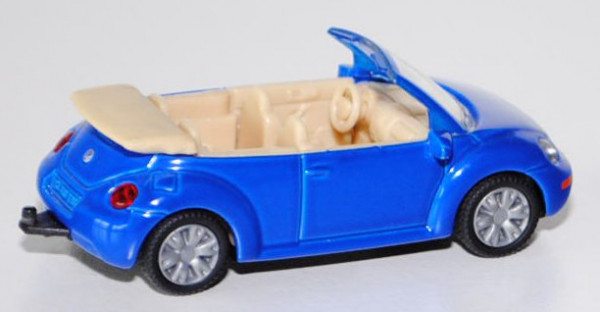 00000 VW New Beetle Cabrio 2.0 (Typ 1Y, Modell 2003-2005), hell-ultramarinblau, innen elfenbein, Len