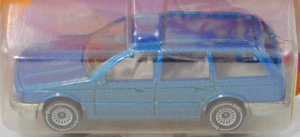 00002 VW Passat Variant CL (B3, 35i, Typ 315, Mod. 88-90), verkehrsblaumetallic, B4, SIKU, 1:55, P23