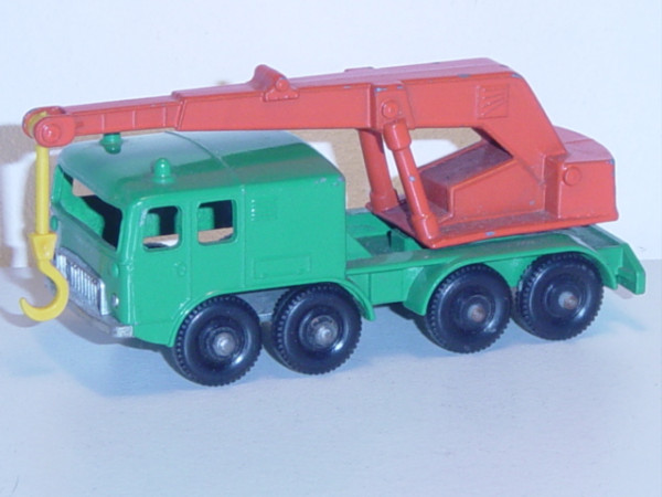Eight Wheel Crane Truck, minzgrün/verkehrsorange, Aufbau drehbar, Matchbox Series
