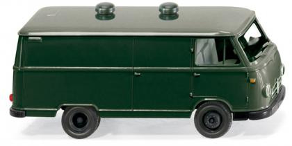 Borgward Kastenwagen B611 Gefangenentransport, Modell 1957-1962, tannengrün, Wiking, 1:87, mb