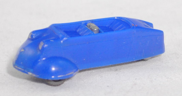 00003 Messerschmitt-Kabinenroller KR 200 (Mod. 1955-1964), hell-ultramarinblau, Plexiglashaube weg