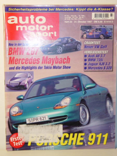 auto motor und sport, Heft 23, 31. Oktober 1997