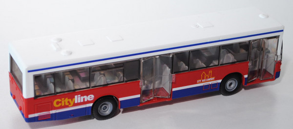 00601 Linienbus Mercedes O 405 N, reinweiß/verkehrsrot, Cityline / CITY BUS COMPANY, mit weiß/blauen
