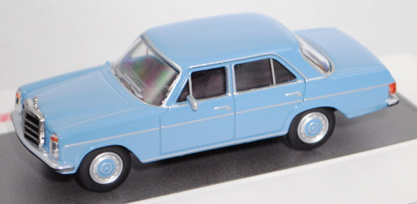 Mercedes-Benz 200 D/8 (W 115, Serie 1, Mod. 67-73), h.-pastellblau (vgl. horizontblau), Schuco, 1:64