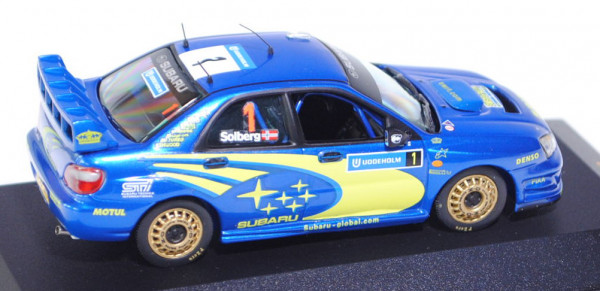 Subaru Impreza WRC 2003 (WRX Sti, Typ GD B-E), Modell 2002-2005, signalblaumetallic, Rallye Schweden