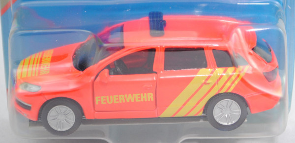 00002 Audi Q7 (Typ 4L, Mod. 06-09) Feuerwehr-Einsatzleitwagen, leuchtrot, FEUERWEHR, o. Druck hinten