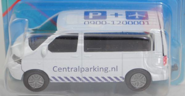 00005 Centralparking VW T5.1 Multivan (Modell 2003-2009), reinweiß, Centralparking.nl, SIKU, P29b