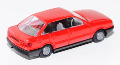 Audi 80 (B3, Typ 89), Modell 1986-1991, feuerrot, Rietze, 1:87, mb