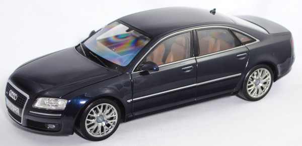 Audi A8 4.2 TDI quattro (D3, Typ 4E, Facelift 1 von 2005, Mod. 05-07), nachtblau, Kyosho, 1:18, mb