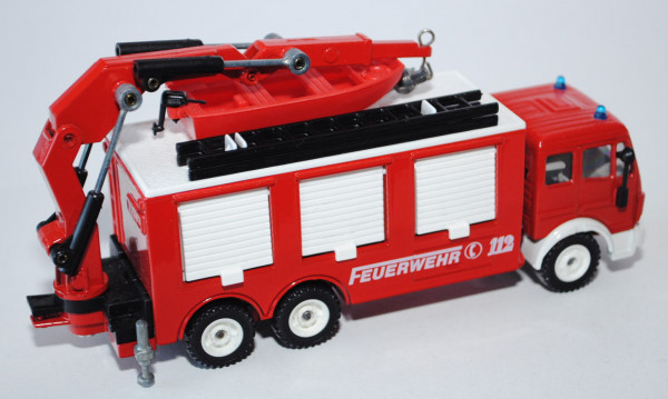 00000 Mercedes SK Feuerwehr-Rüstwagen, verkehrsrot/weiß, FEUERWEHR C 112, LKW12, 1:55