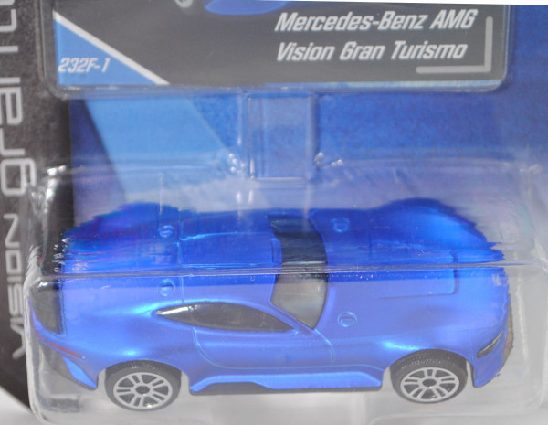 Mercedes-Benz AMG Vision Gran Turismo (Mod. 2013), (Nr. 232 F), blaumet., Nr. 232F-1, majorette, mb