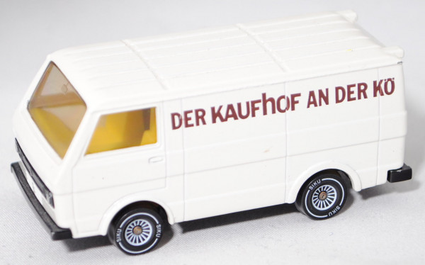 VW LT 28 Kastenwagen 2.0 (Mod. 1975-1982), reinweiß, DER KAUFHOF AN DER KÖ, SIKU, 1:60 (Limited)