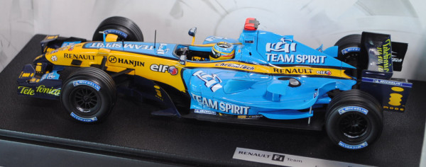 Renault R26, himmelblau/signalgelb, Team Mild Seven Renault F1 Team (1. Platz), Fahrer: Fernando Alo