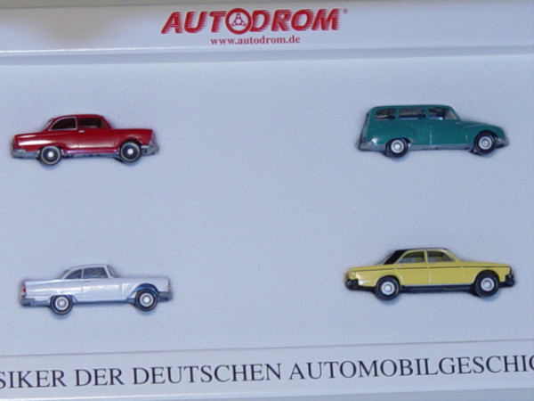 Klassiker der deutschen Automobilgeschichte II, Set mit DKW Junior (karminrot mit weißem Dach), Auto