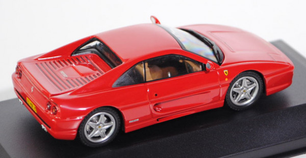 Ferrari F355 Berlinetta, Baujahr 1997, Modell 1994-1999, dunkel-verkehrsrot, IXO MODELS®, 1:43, PC-B