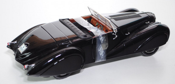 Delahaye Type 165 Cabriolet, Modell 1937-1939, schwarz, Guiloy TOP LINE, 1:18, mb