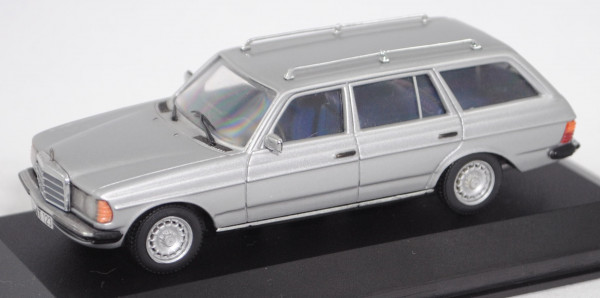 Mercedes-Benz 230 TE (S 123, Modell 1979-1982), astralsilber metallic, Minichamps, 1:43, PC-Box