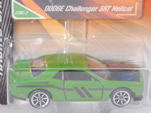 Dodge Challenger SRT Hellcat (3. Gen., Facelift, Mod. 14-) (Nr. 238 C), grasgrün/schwarz, Nr. 238C-2
