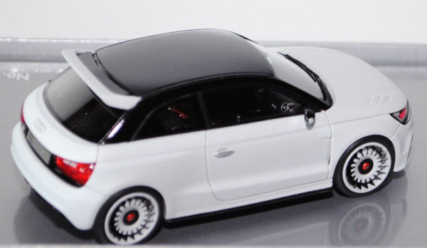 Audi A1 clubsport quattro, weiß/schwarz, (Wörthersee 2011), Looksmart Models (Hansarbeitsmodell), 1:
