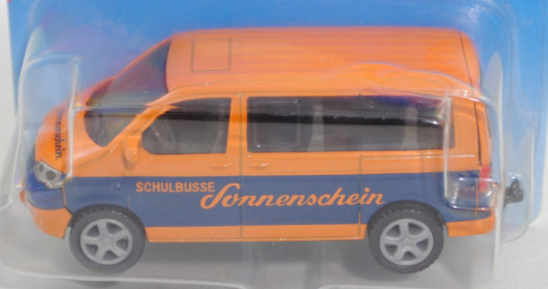 00402 VW T5.1 Multivan (Modell 2003-2009), gelborange, SCHULBUSSE Sonnenschein, SIKU, P28b