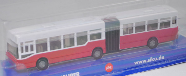 00403 MAN NG 312 Niederflurgelenkbus (Typ MAN A11, Mod. 95-99), weiß/rot, o.K., P30mpE (Limited)