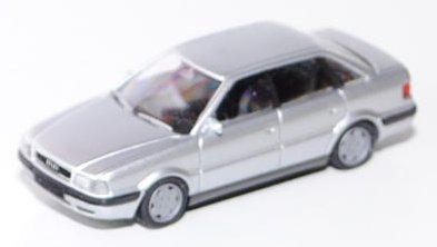 Audi 80 (B4, Typ 8C), Modell 1991-1994, silbermetallic, Rietze, 1