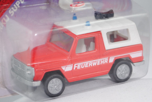 00004 Mercedes-Benz 280 GE (Typ W 460, Modell 1980-1990) Feuerwehr-Kommandowagen, hell-verkehrsrot,