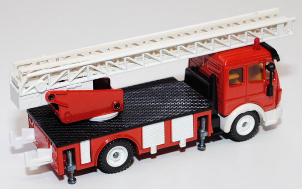 00001 Metz Feuerwehrdrehleiter DL 30, rot/weiß, mit Signal- und Blinkfunktion durch auswechselbar