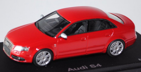 Audi S4 Mj. 2005, brillantrot, Looksmart Models, Handarbeitsmodell, 1:43, Werbeschachtel (limitierte